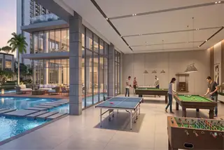 Indoor Games Area at Mahindra Rivenza